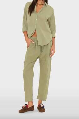NEW XIRENA draper pant in dark seagrass